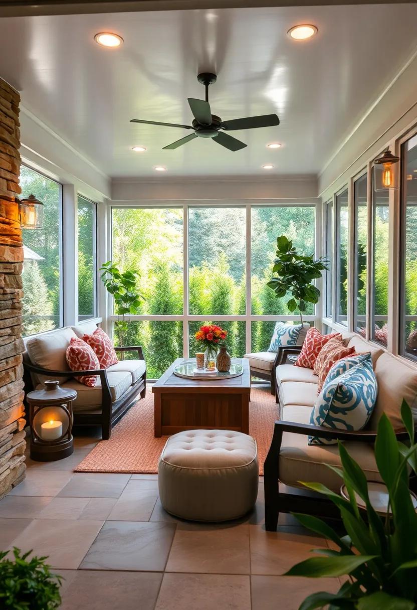 Multi-Functional Furniture: Use ottomans or poufs that serve as seating, storage, or footrests to maximize space and utility