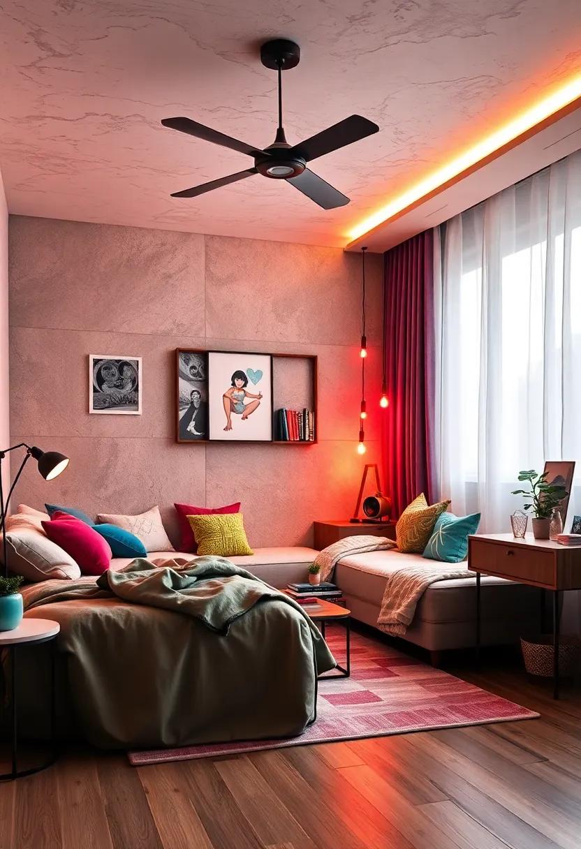 Mood Lighting: Invest in smart bulbs or LED strips that can change colors,setting the perfect ambiance for any activity