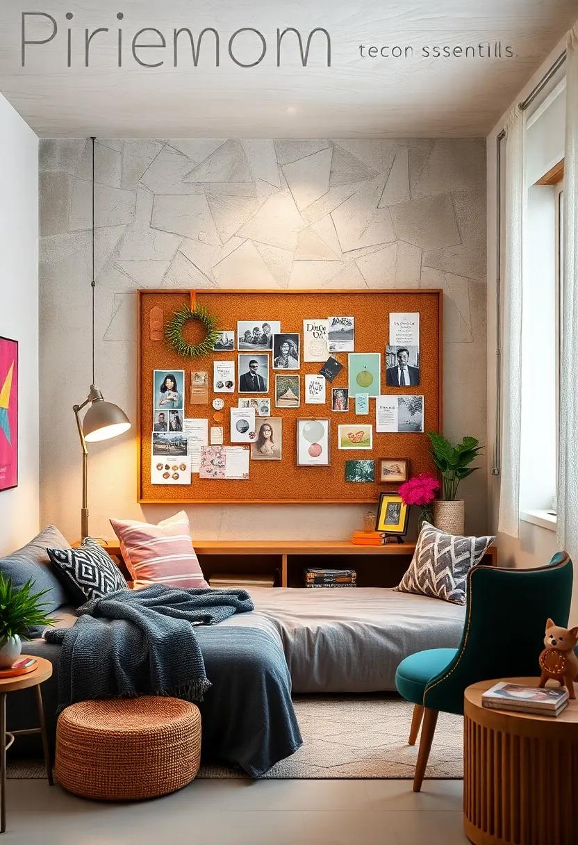 Pinboard or Corkboard: Provide a space for reminders, photos, and artwork that lets your teen showcase their creativity