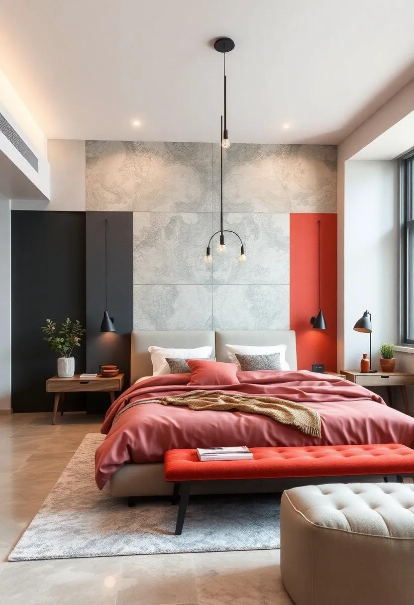 Bold Accent Walls: Consider a painted feature wall or textured wallpaper to add dimension and personality without overwhelming the space