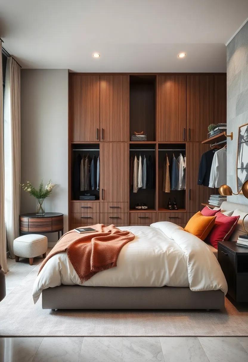 Custom Closets: Ensure storage solutions are both stylish and functional, allowing easy access and organization of clothing and belongings