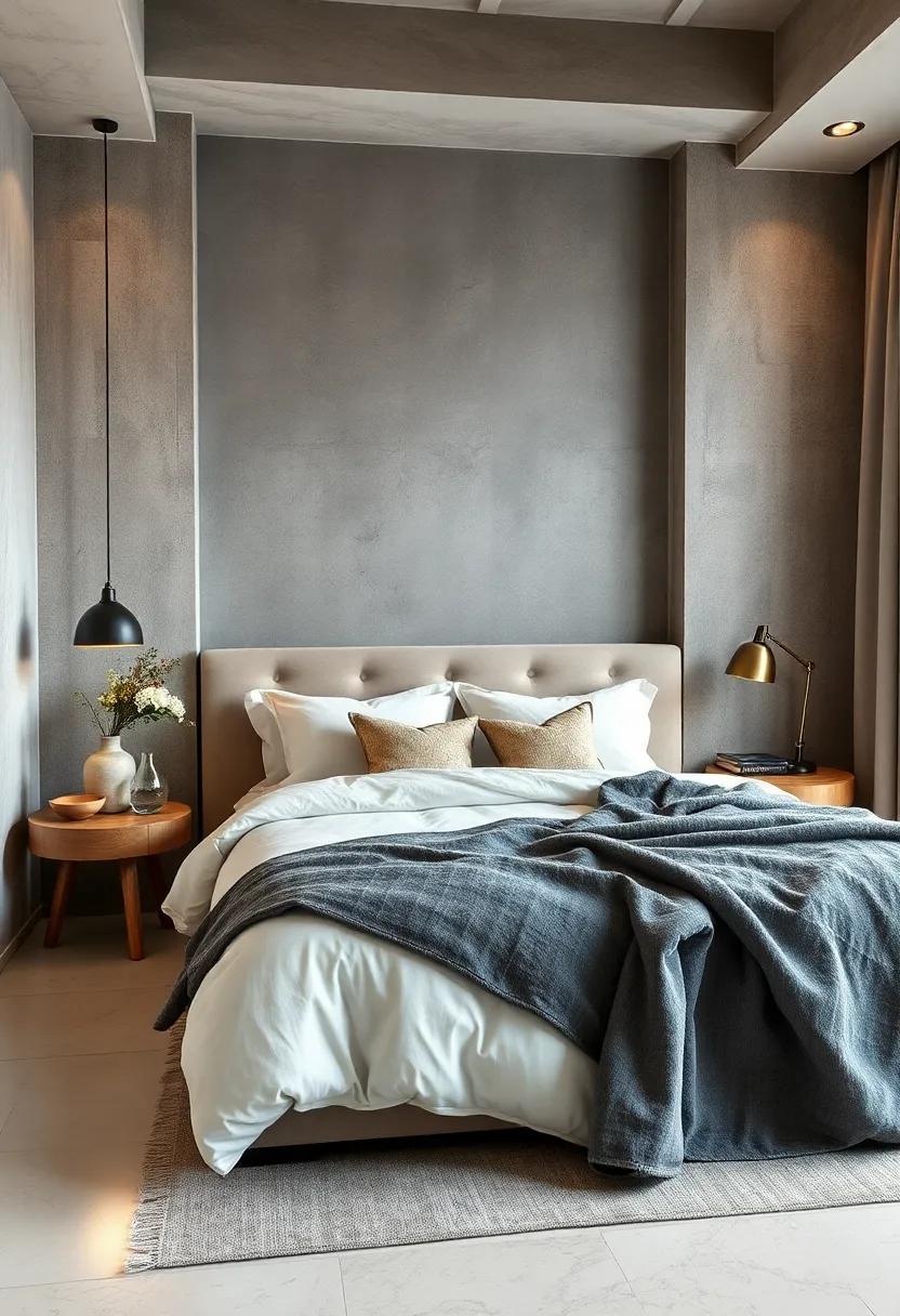 Layer textures: combine different materials like cotton, linen, and wool in your bedding and decor to add depth and interest