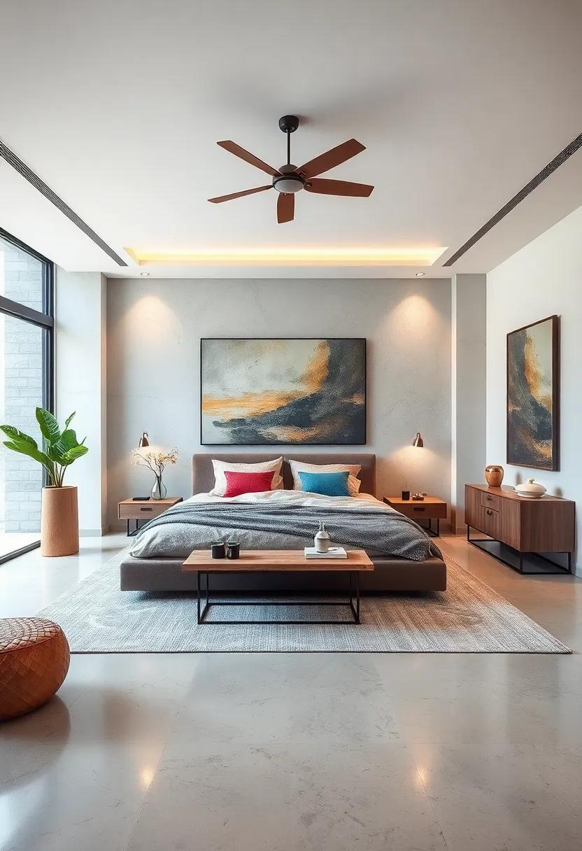 Minimalist Furniture: Opt for sleek, understated furniture pieces that blend seamlessly into the space, ensuring a clutter-free look