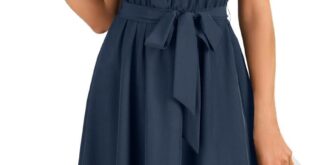 Our Honest Take on the LYANER V Neck Tie Waist Midi Dress