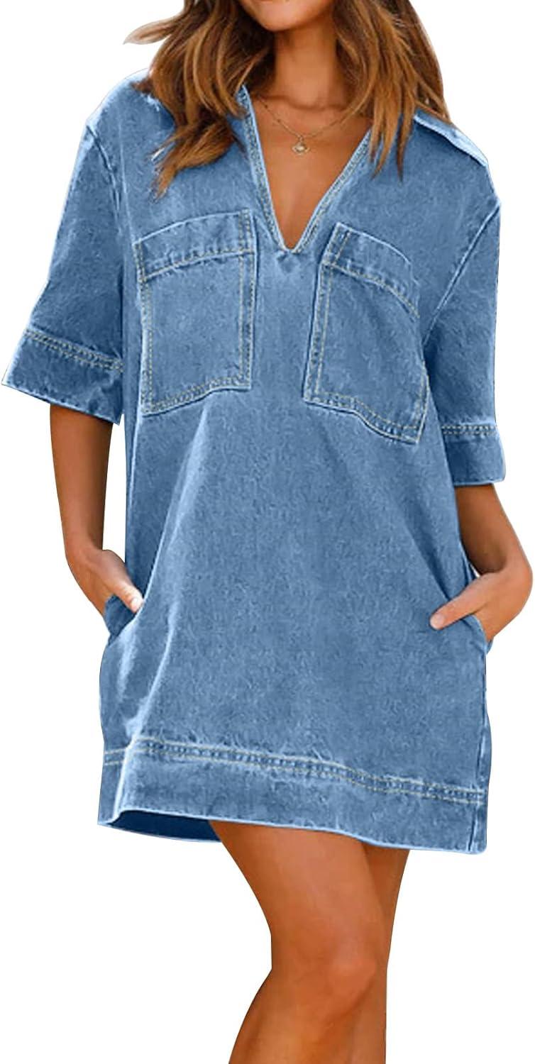 Our Take on the ZENTHACE Summer Denim Dress: Casual Comfort Reviewed