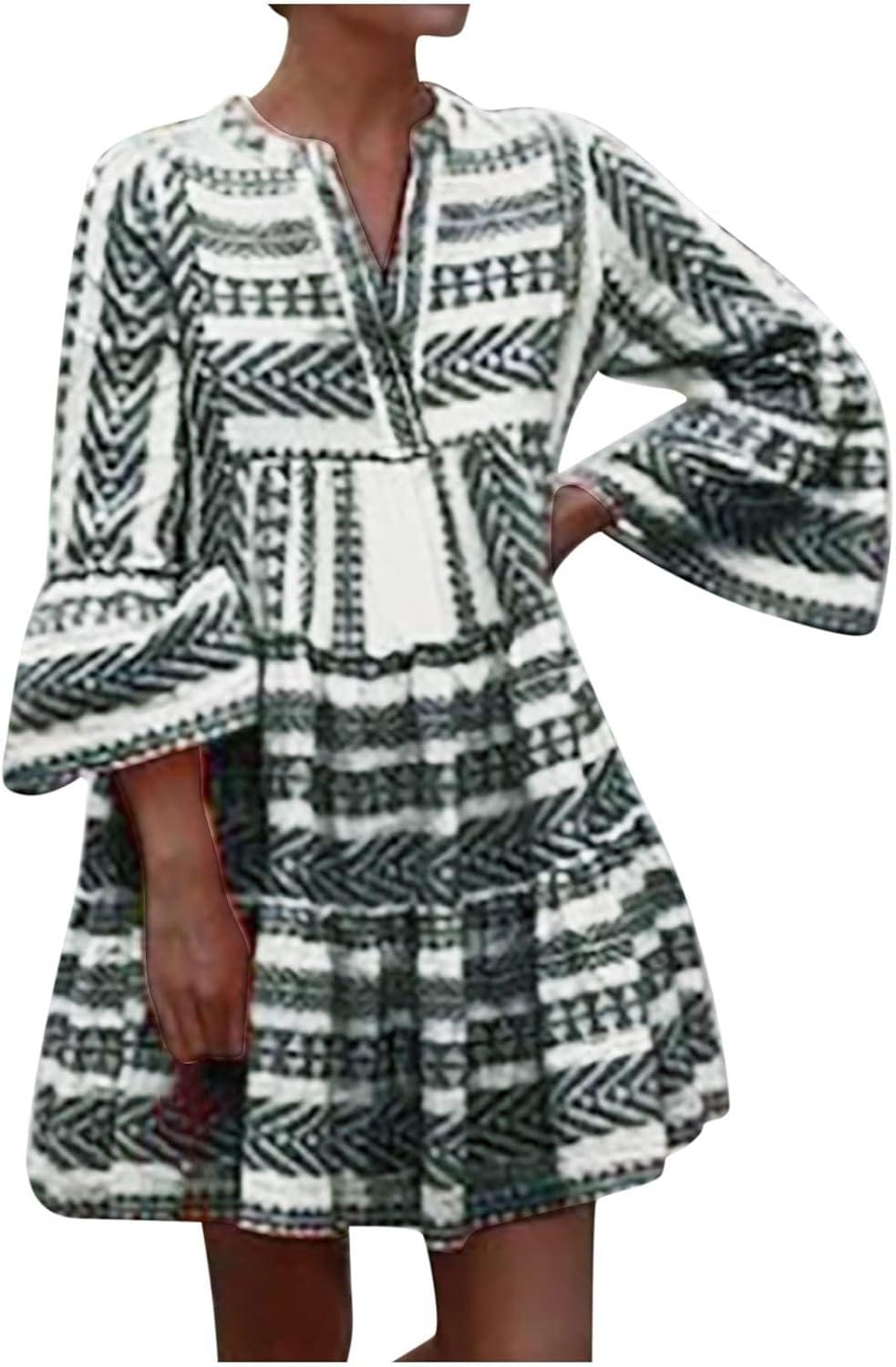 Exploring the Akivide Boho Mini Dress: Our Casual Summer Pick