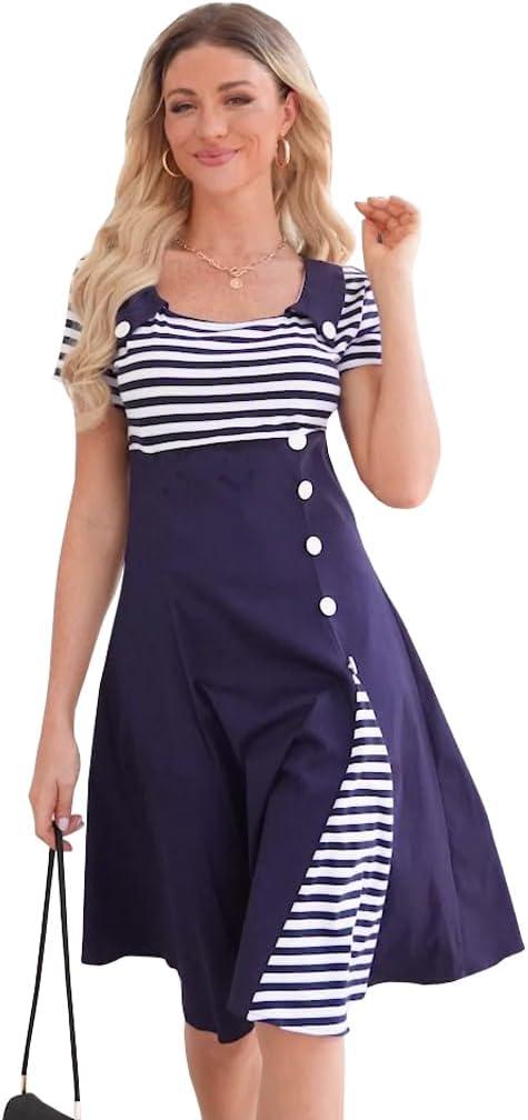 Why We Loved Trying the Wellwits Vintage Sailor Stripe Dress