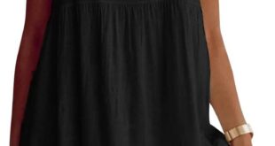 Our Honest Take on the Fangetey Black V-Neck Summer Tunic Dress