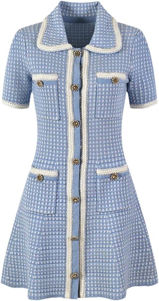 Our Honest Take: Knitted Mini Dress with Turn-Down Collar Review