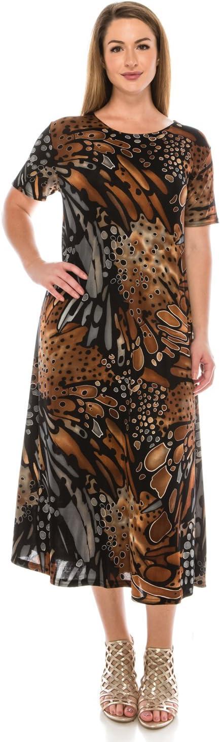 Our Thoughts on the Jostar Print Long Dress: Comfort Meets Style
