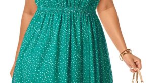Our Take on the Pinup Plus Size Flowy Summer Tie Dress