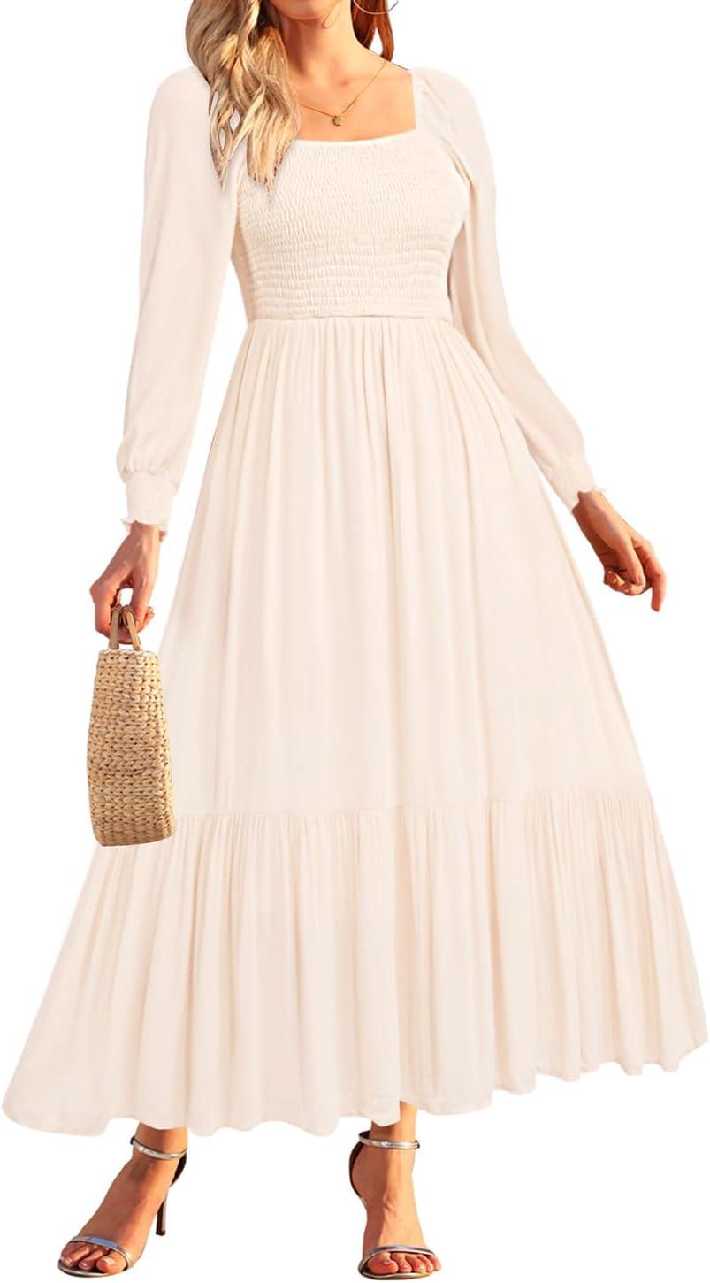 Our Honest Take on the Holipick Boho Smocked Maxi Dress