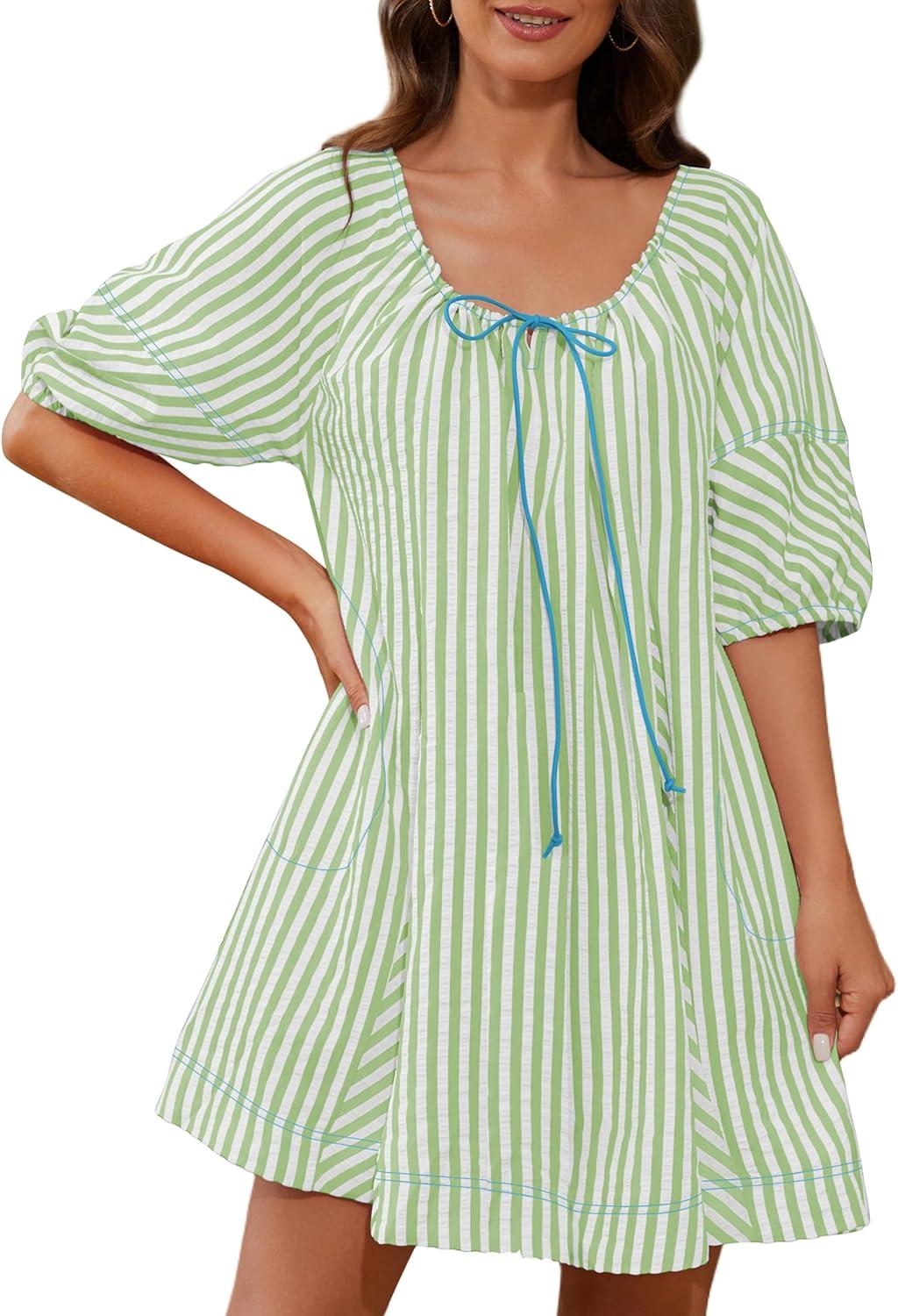Our Honest Take: The Striped Puff Sleeve Mini Dress for Summer 2024
