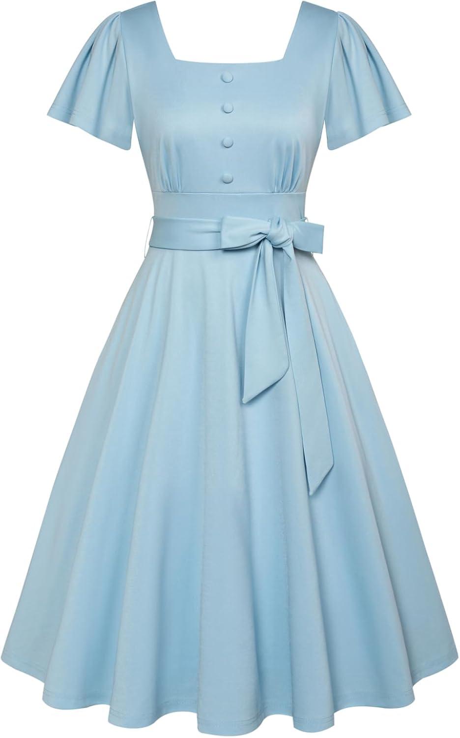 Our Take on the Belle Poque 1950s Vintage Dress with Pockets