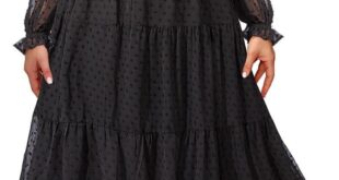 How We Felt Wearing the Plus Size Smocked Swiss Dot Dress