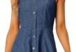 Our Take on the Lightweight Allegra K Denim Halter Dress