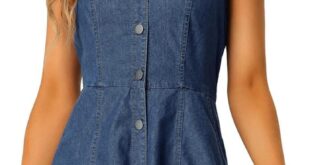 Our Take on the Lightweight Allegra K Denim Halter Dress