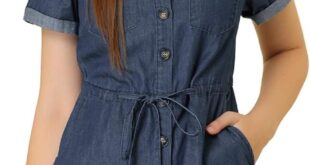 Our Take on the Allegra K Denim Dress: Casual Comfort Meets Style