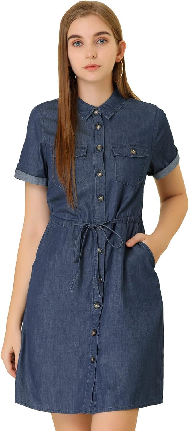 Our Take on the Allegra K Denim Dress: Casual Comfort Meets Style