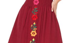Our Honest Take on the YZXDORWJ Mexican Embroidered Summer Dress