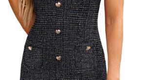 Our Take on the Elegant GRACE KARIN Tweed Dress with Pockets