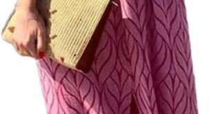 How We Felt Wearing the Women’s V-Neck Geometric Long Dress