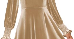 Our Take on the ZESICA Velvet Mini Dress: Comfort Meets Style