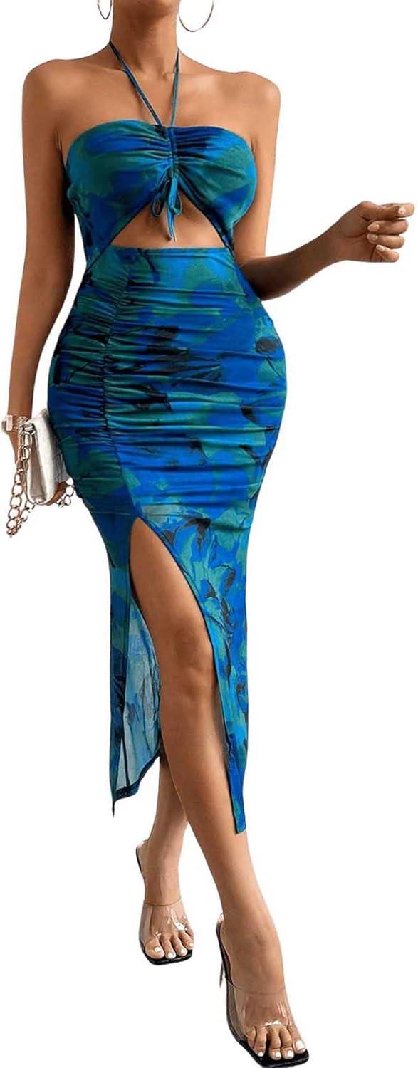 Our Take on the Floerns Floral Halter Neck Midi Dress: Summer Style Review