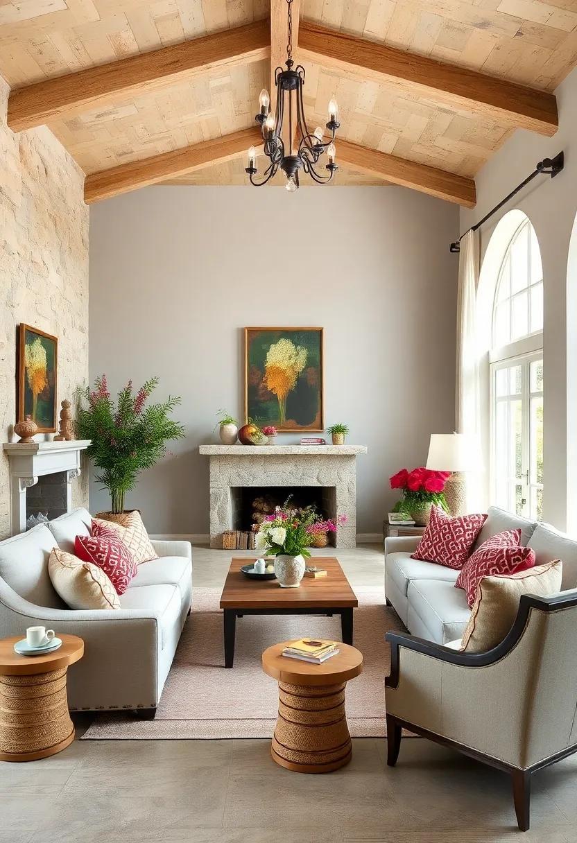 24 Delightful Ideas to Create a French Country Living Room with Chic Decor