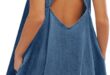 Our Honest Take on the Casual Sleeveless Dark Blue Denim Dress