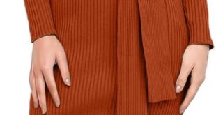 How We Styled the ANRABESS Slim Fit Sweater Dress for Fall Vibes