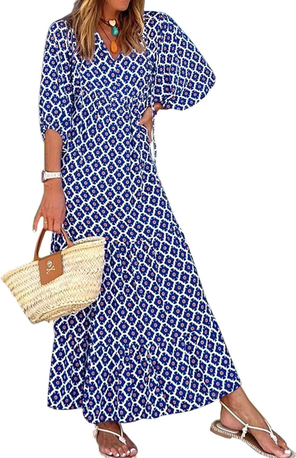 Finding the Perfect Boho V-Neck Maxi Dress for Our Summer Wardrobe