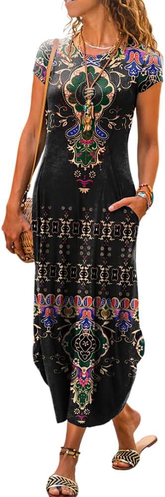 Why We Love the Akivide Boho Floral Maxi Dress for Summer 2024