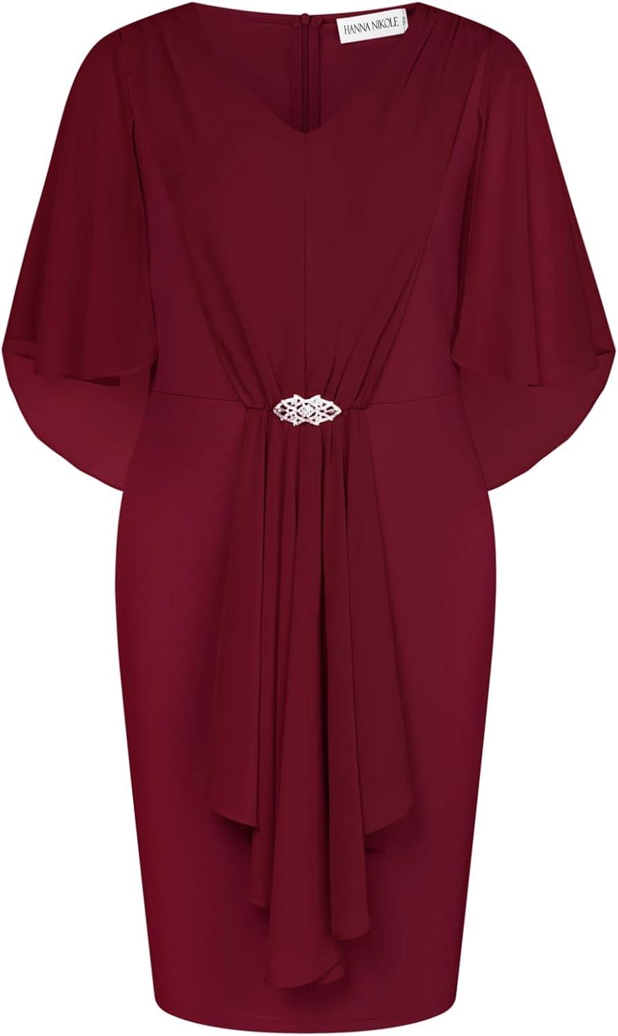 Our Honest Take on Hanna Nikole’s Plus Size Cocktail Cape Dress