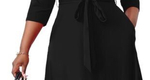 Why We Love the FANDEE Plus Size Midi Dress for Every Occasion