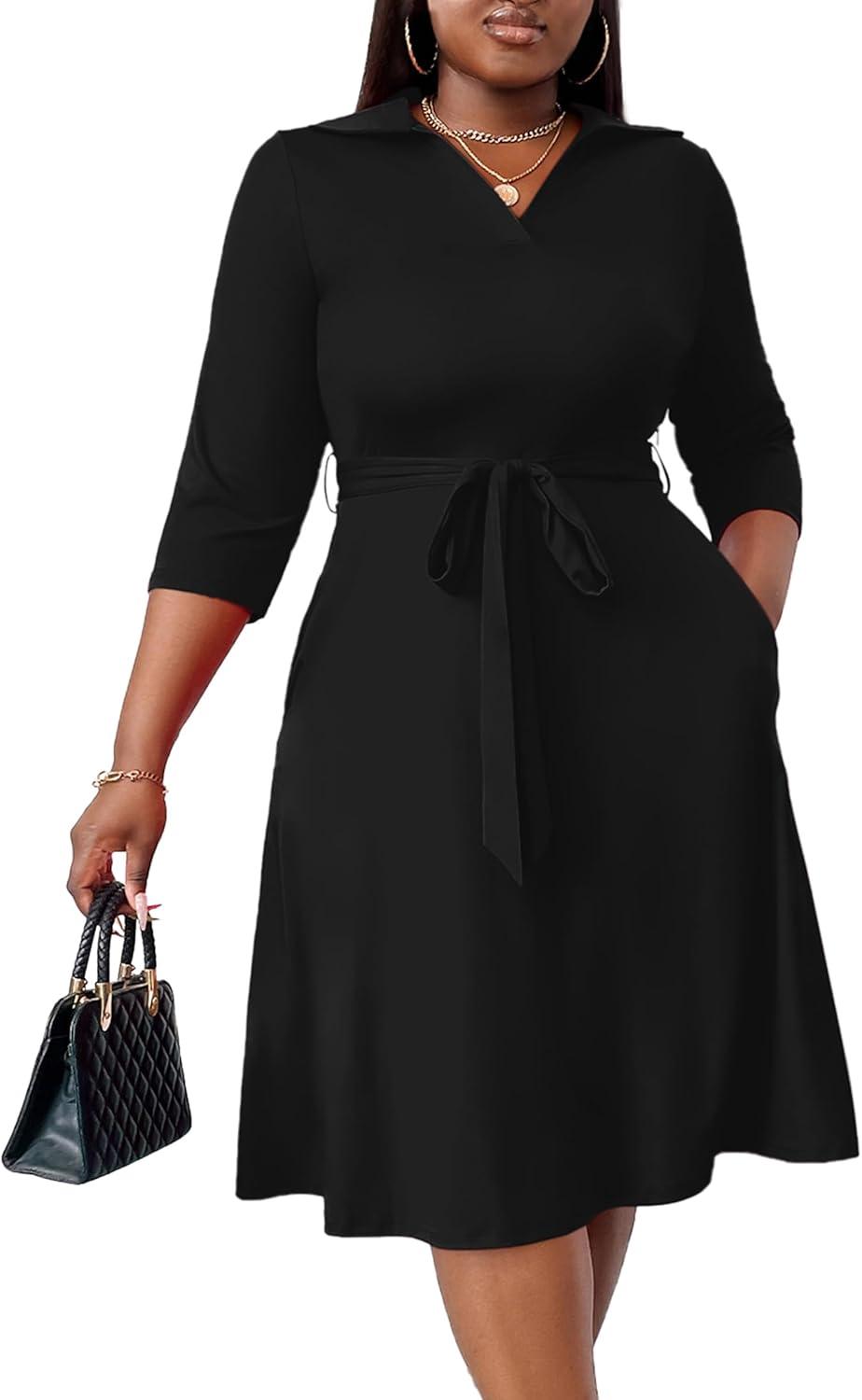 Why We Love the FANDEE Plus Size Midi Dress for Every Occasion
