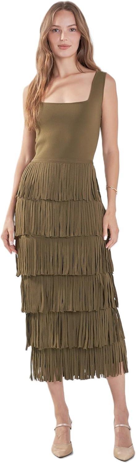 Why We Love the Endless Rose Knit Fringe Long Dress for Events
