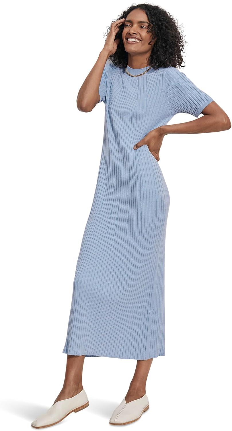 Our Take on the Varley Maeve Rib Knit Midi Dress: Stylish and Comfy