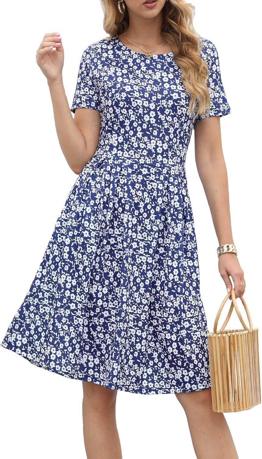 Why We Love the Oxiuly Vintage Scoop Neck Dress with Pockets