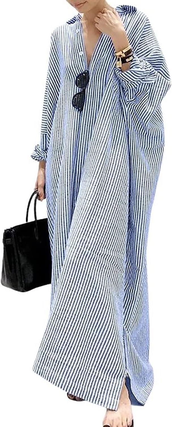 Our Honest Take on the UTCoco Striped Maxi Shirt Dress