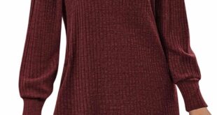 Cozy and Stylish: Our Take on the Zeagoo Knit Puff Sleeve Dress