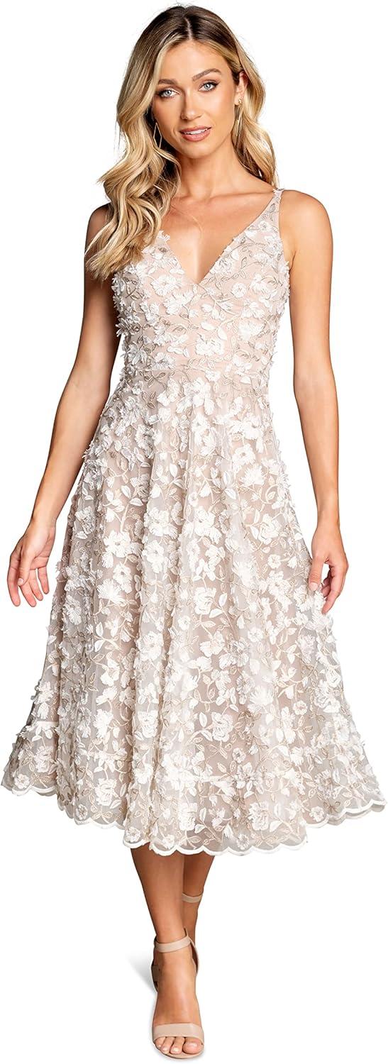 Our Take on the Dress the Population Elisa Midi Dress: Stylish & Flattering