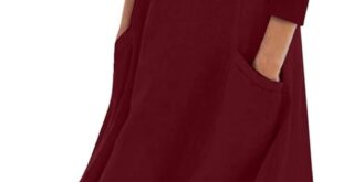 Why We Love This Retro 3/4 Sleeve Maxi Dress with Pockets