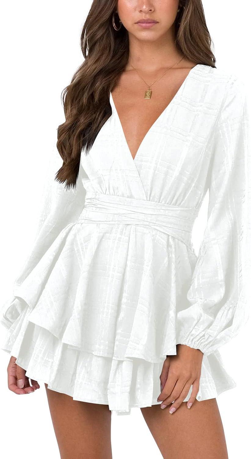 Our Honest Take on the Nova In Sky Sexy V Neck Mini Dress