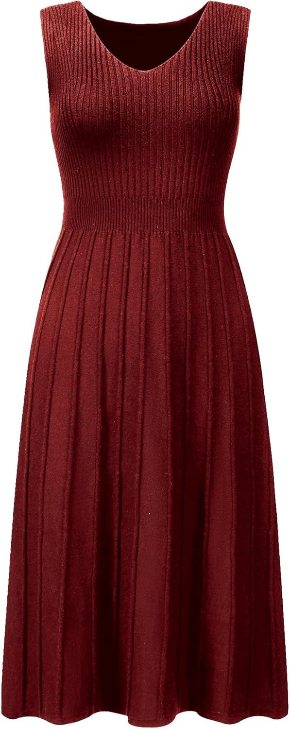 Why We Trust the Midi Sleeveless V-Neck Dress for Every Occasion