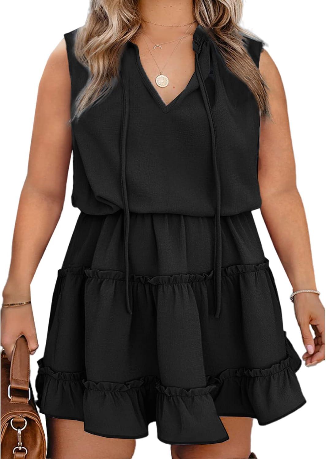 Our Honest Take on the Eytino Plus Size Summer Dress, 2X Black