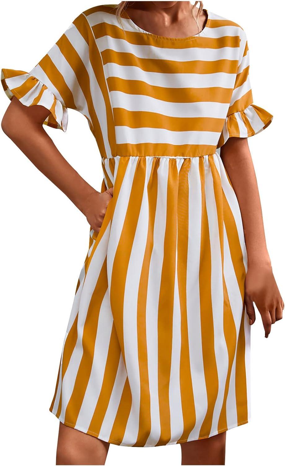 Why We Love This Summer Striped Midi Dress with Pockets