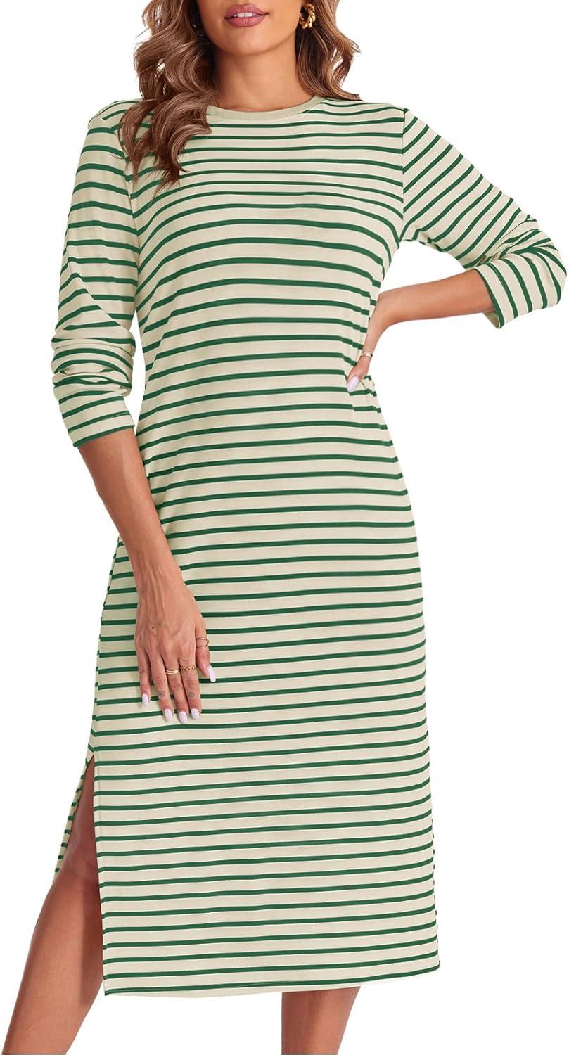 Our Take on the Wenrine Striped Midi Dress: Stylish Comfort Reviewed