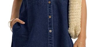 Our Honest Take on the Locachy Sleeveless Denim Dress for Summer Fun