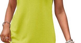 Our Take on the COZYEASE Lime Green Tunic Dress: Simple & Stylish